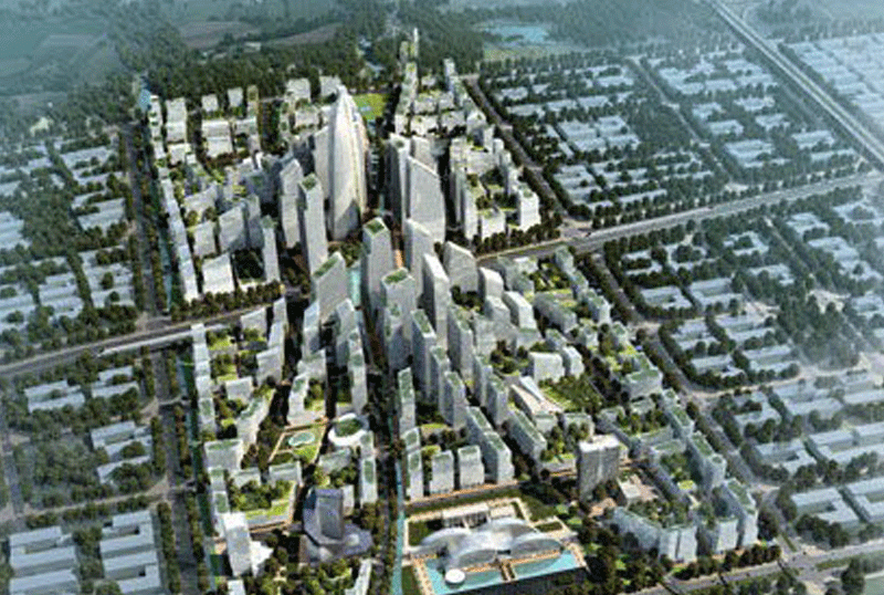 秦汉新城项目示意图